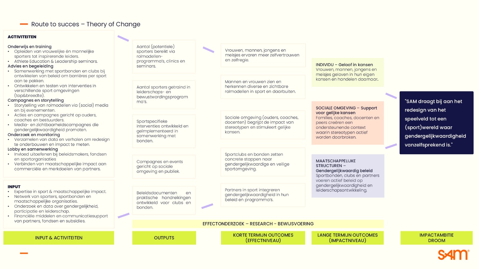 SAM Theory of Change